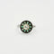 Bague 54 Bague Solitaire Fleur Diamant Emeraudes Email 58 Facettes