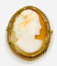 Brooch Old yellow gold cameo brooch 58 Facettes