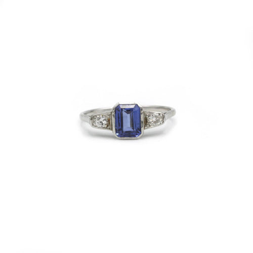 Bague 56 Bague Diamants & Saphir 58 Facettes 230057SP