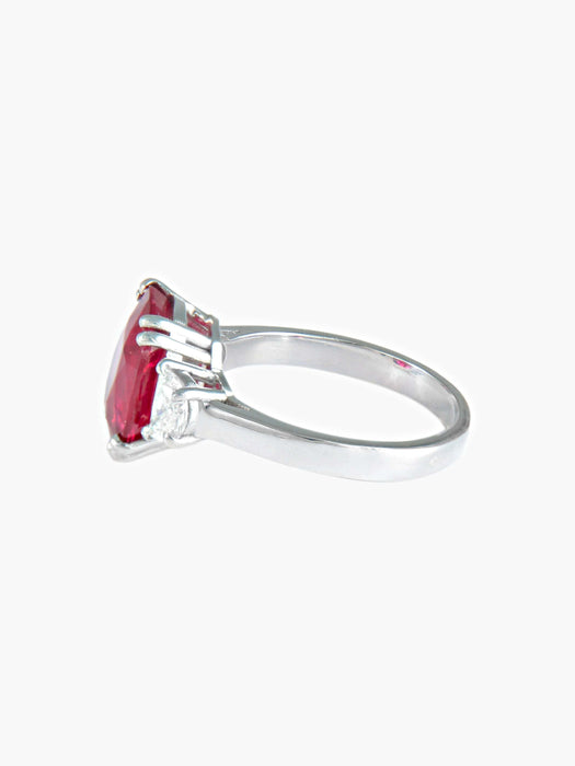 Bague Bague Rubis Diamants 58 Facettes