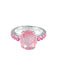 Ring 52 Pastel Ruby Ring 58 Facettes