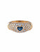 Heart Sapphire Bangle Ring 58 Facettes