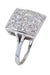 Ring MODERN DIAMOND PAVING RING 58 Facettes 058501