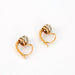 Pair of old diamond earrings 58 Facettes