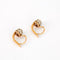Boucles d'oreilles Paire de dormeuses anciennes diamants 58 Facettes