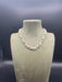 Necklace Silver braided chain necklace 58 Facettes 653119