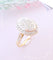 Bague 59.5 Bague Diamants Or Deux Tons 58 Facettes AA 1521