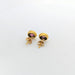 Earrings Yellow gold and ruby ​​earrings 58 Facettes 27268
