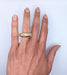 CHAUMET ring - gold star bangle ring with diamonds 58 Facettes
