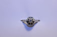 Ring 55 Solitaire ring Diamond 0.26ct 58 Facettes