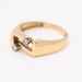 Ring 54 Gold Diamond Second Hand Ring 58 Facettes E358383