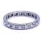 Bague 52 Alliance platine et diamants 58 Facettes DV-PT