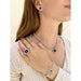 Necklace FRED “Pain de Sucre” necklace in white gold, tanzanite & diamonds 58 Facettes