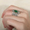 Bague 55 Bague Emeraude Diamants 58 Facettes 8392