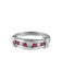 Ring 52 Ruby Diamond Barrette Ring 58 Facettes