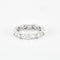 Bague Bague en Or Blanc 18 carats sertie de diamants naturels 58 Facettes