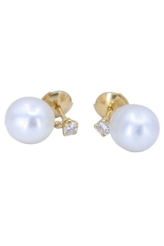Boucles d'oreilles BOUCLES D'OREILLES PENDANTES PERLES ET DIAMANTS 58 Facettes 068621