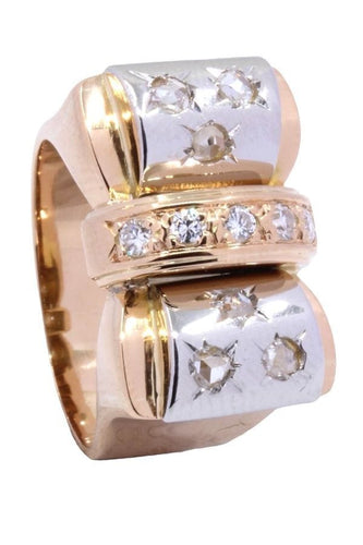 Bague 55 BAGUE TANK DIAMANTS 58 Facettes 062231