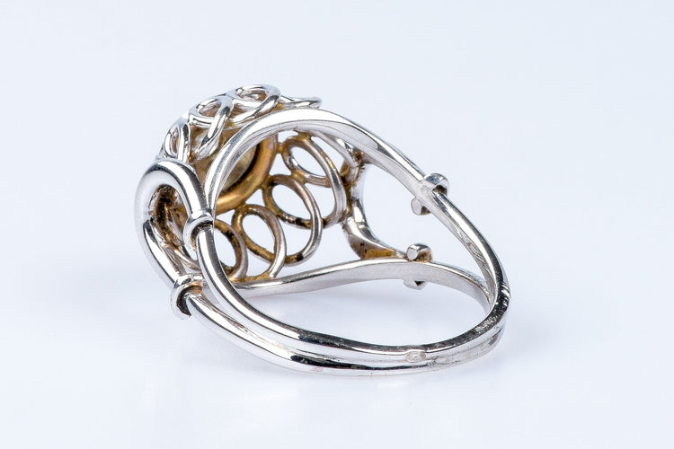 Bague 60 Bague 7 diamants en or blanc 58 Facettes BGANCDT7000-55