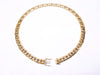 YELLOW GOLD BEAN MESH NECKLACE Necklace 58 Facettes Col.Haric-848/1
