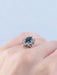 Ring Marquise Sapphire and Diamond Ring 58 Facettes