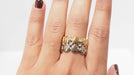 Ring 61 Cartier Honeymoon ring in yellow and white gold 58 Facettes 31191