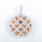 Pendentif Pendentif or blanc et jaune Diamants 58 Facettes