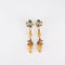 Boucles d'oreilles Boucles d'oreilles saphirs multicolore signées Percossi Papai 58 Facettes 0005