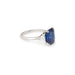 Ring Ceylon Sapphire Ring Diamonds Troidia Platinum 58 Facettes BSA63