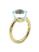 Pomellato ring. Nudo Classique gold and white quartz ring 58 Facettes