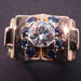 Ring Mellerio Ring Sapphires & diamond 58 Facettes