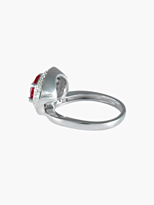 Bague 52 Bague Rubis Diamants 58 Facettes