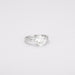 Bague Solitaire diamant 3.10 carats F - SI1 certifié GIA 58 Facettes
