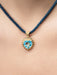 FRED Gold & Blue Topaz Necklace 58 Facettes 210007
