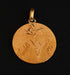 Virgin Medal pendant, in yellow gold 58 Facettes