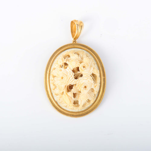 Pendentif Pendentif motif fleurs 58 Facettes