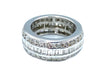 Bague Bague or blanc, diamants 58 Facettes