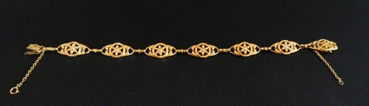 Bracelet Bracelet ancien, en or jaune 58 Facettes