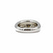 Ring 52 White gold bangle ring 58 Facettes 230043R