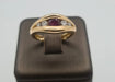 Ring 50 Ring in Yellow Gold, rubies, diamonds 58 Facettes