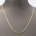 Square Mole Tail Chain Necklace in 18k Gold 58 Facettes E358550