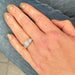 56 Solitaire illusion ring in 18-carat gold set with diamonds 58 Facettes 296