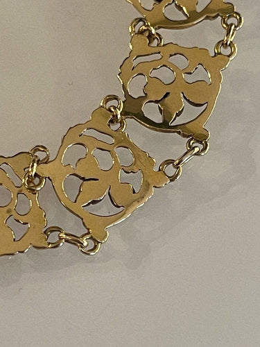 Bracelet Bracelet Art Nouveau Or jaune 58 Facettes 1065545
