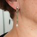 Earrings Pair of late 19th century pendant earrings 58 Facettes