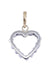 Pendentif PENDENTIF CŒUR SAPHIRS DIAMANTS 58 Facettes 076281