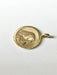 Virgin Medal Pendant In Gold Emile Dropsy 58 Facettes