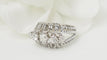 Bague 53 Bague Art Déco Or blanc Platine et Diamants 58 Facettes 32462