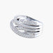 Bague 53 Bague Or Blanc Diamants 58 Facettes