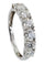Bague DEMI ALLIANCE DIAMANTS 58 Facettes 048881