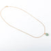 Necklace Emerald heart necklace yellow gold 58 Facettes 2788